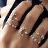 Starry Night 5pc Ring Set